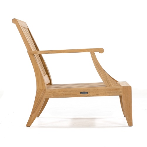 [outdoors deep seating wood armchair